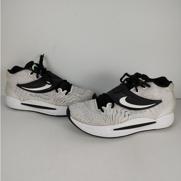 Nike KD 14 TB white athletic streetwear basketball shoes mens 9.5 - Picture 2 of 9